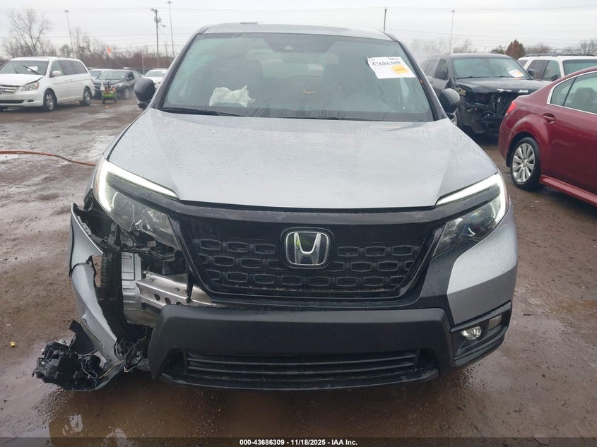 2021 Honda Passport Awd Ex-L VIN: 5FNYF8H59MB017130 Lot: 43686309