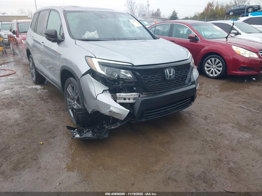 2021 Honda Passport Awd Ex-L VIN: 5FNYF8H59MB017130 Lot: 43686309
