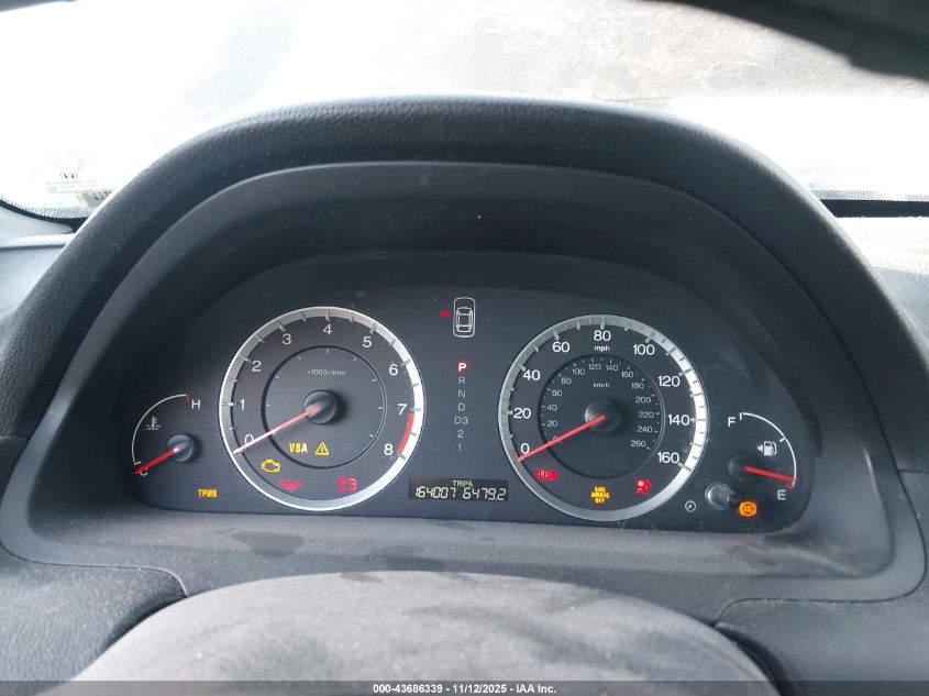 2009 Honda Accord 2.4 Ex-L VIN: 1HGCS12879A008640 Lot: 43686339