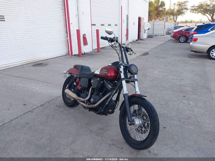 2013 HARLEY-DAVIDSON FXDB DYNA STREET BOB - 1HD1GX419DC322442