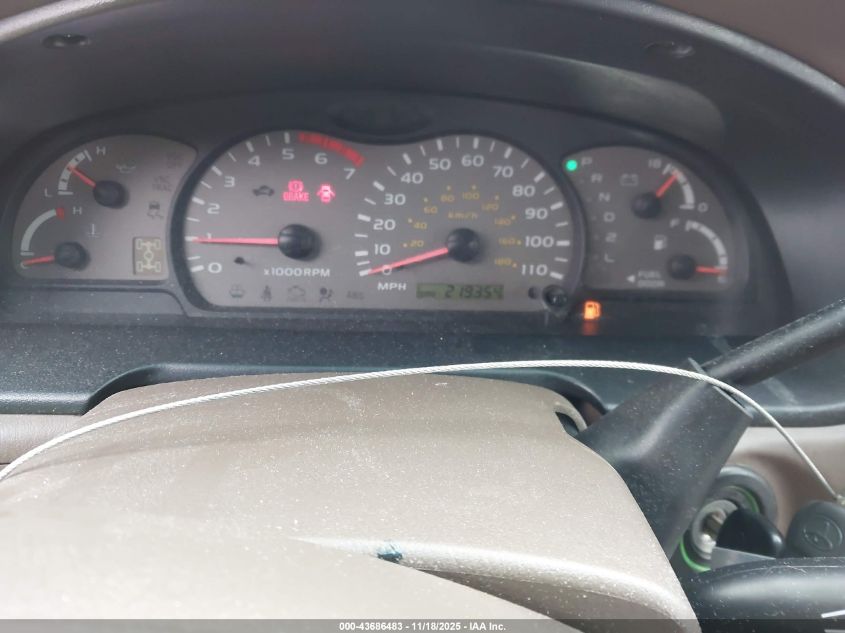 2002 Toyota Sequoia Limited VIN: 5TDBT48A92S105625 Lot: 43686483