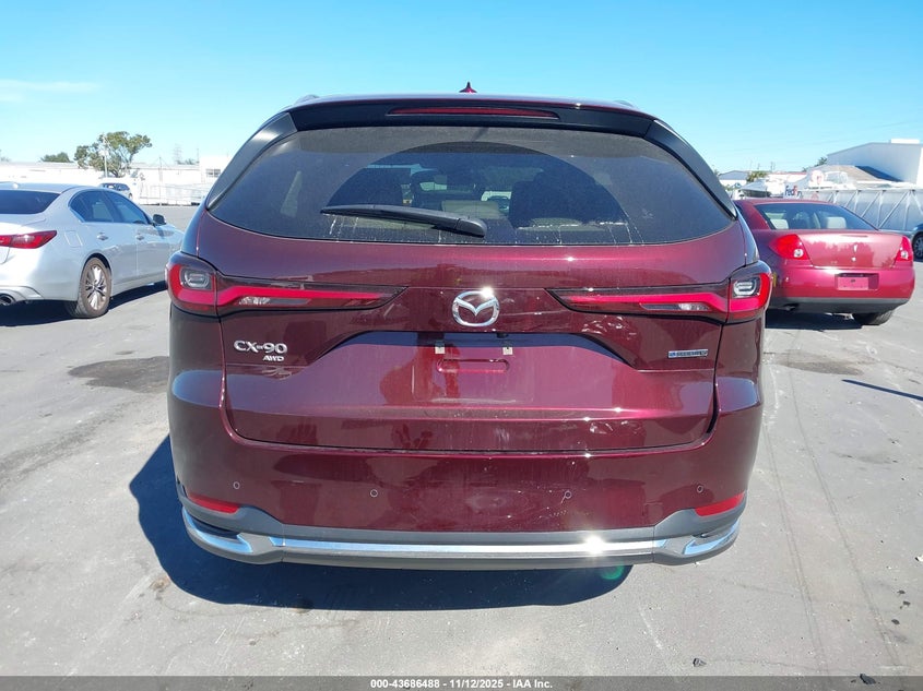 2024 Mazda Cx-90 3.3 Turbo Premium VIN: JM3KKDHD4R1129388 Lot: 43686488