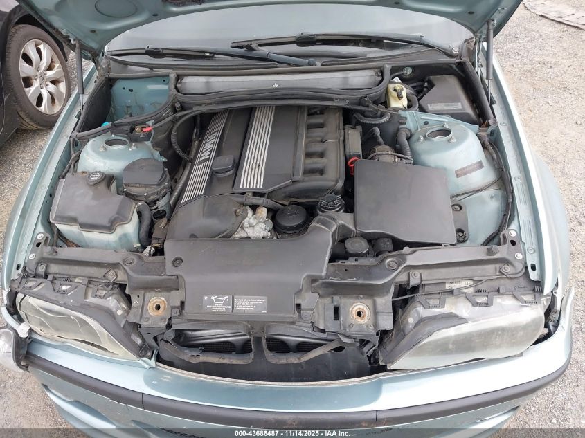 2002 BMW 325I VIN: WBAEV33452KL56603 Lot: 43686487