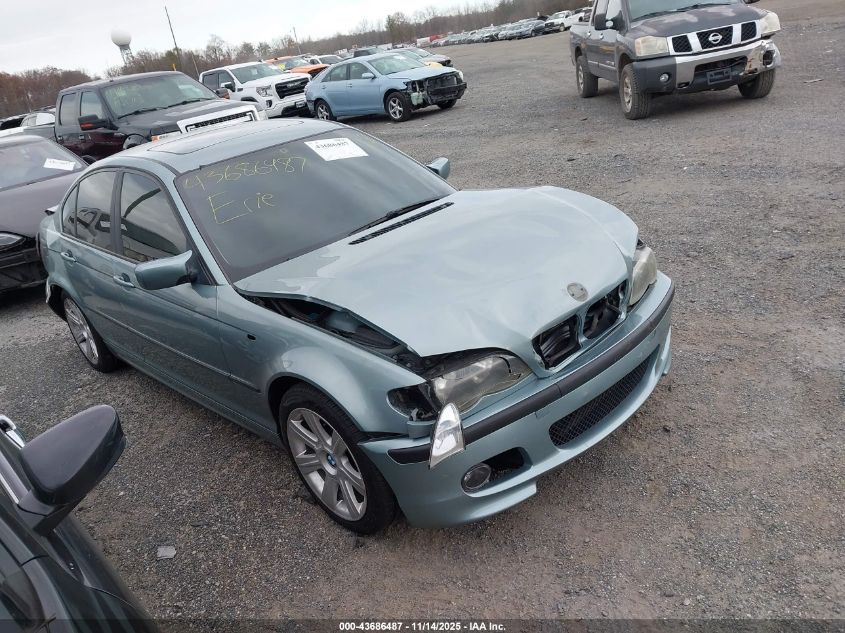 2002 BMW 325I VIN: WBAEV33452KL56603 Lot: 43686487