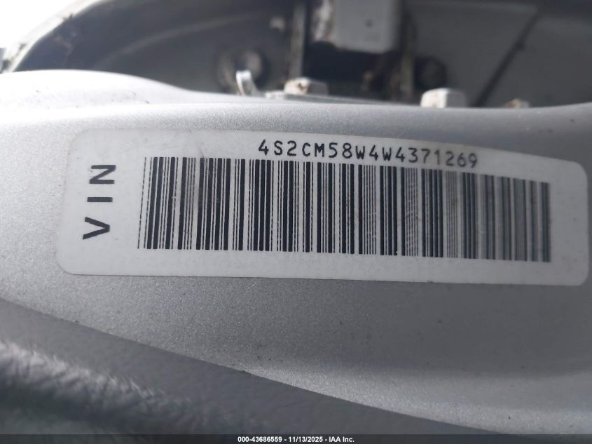 1998 Isuzu Rodeo Ls/S VIN: 4S2CM58W4W4371269 Lot: 43686559