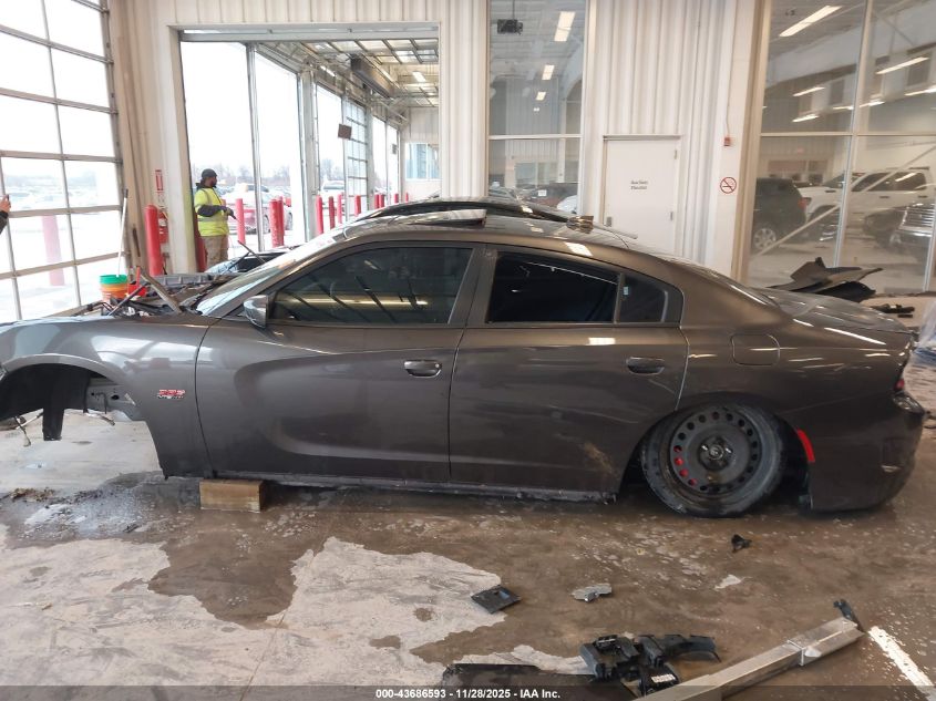 2018 Dodge Charger R/T Scat Pack Rwd VIN: 2C3CDXGJ8JH210632 Lot: 43686593