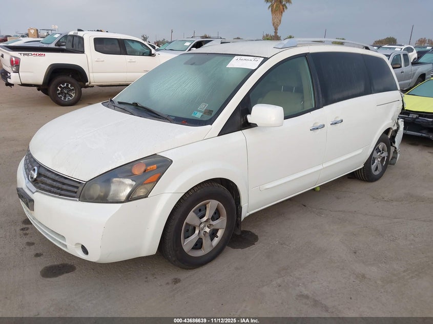 5N1BV28U99N105497 2009 NISSAN QUEST photo no. 2