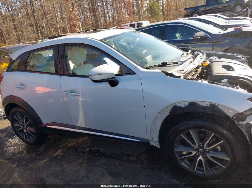 2016 Mazda Cx-3 Grand Touring VIN: JM1DKFD78G0133377 Lot: 43686670