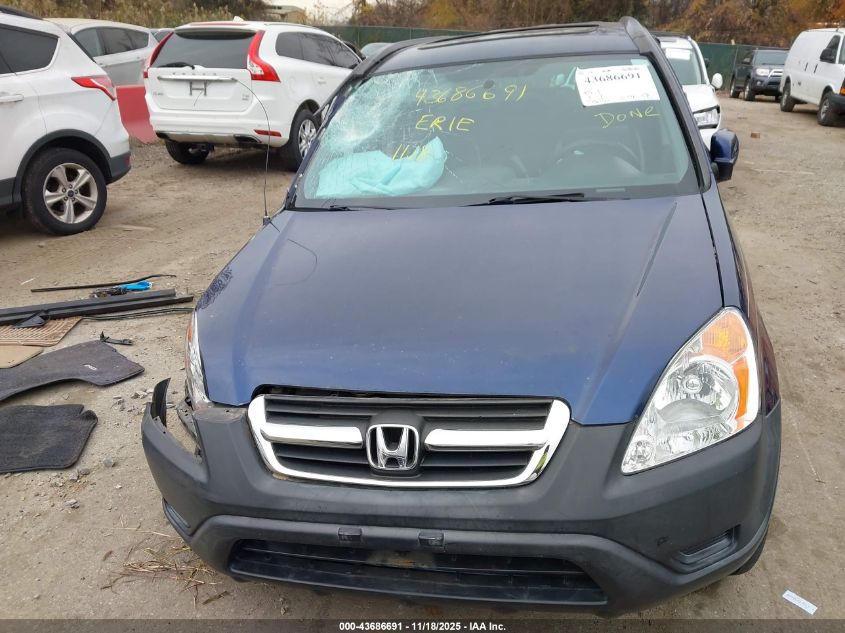 2003 Honda Cr-V Ex VIN: SHSRD788X3U100376 Lot: 43686691