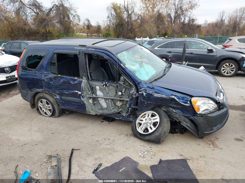 2003 Honda Cr-V Ex VIN: SHSRD788X3U100376 Lot: 43686691