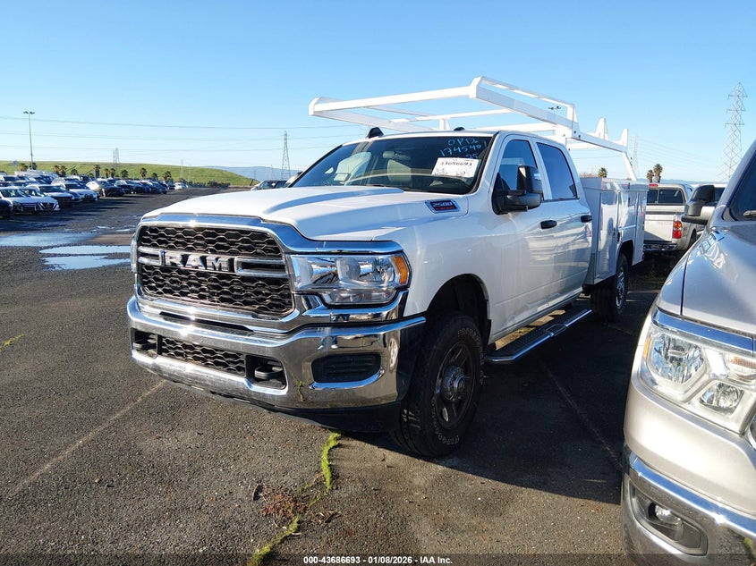 Vin: 3c6ur5hj1rg142763, lot: 44181986, ram 2500 tradesman  4x4 8' box 20242