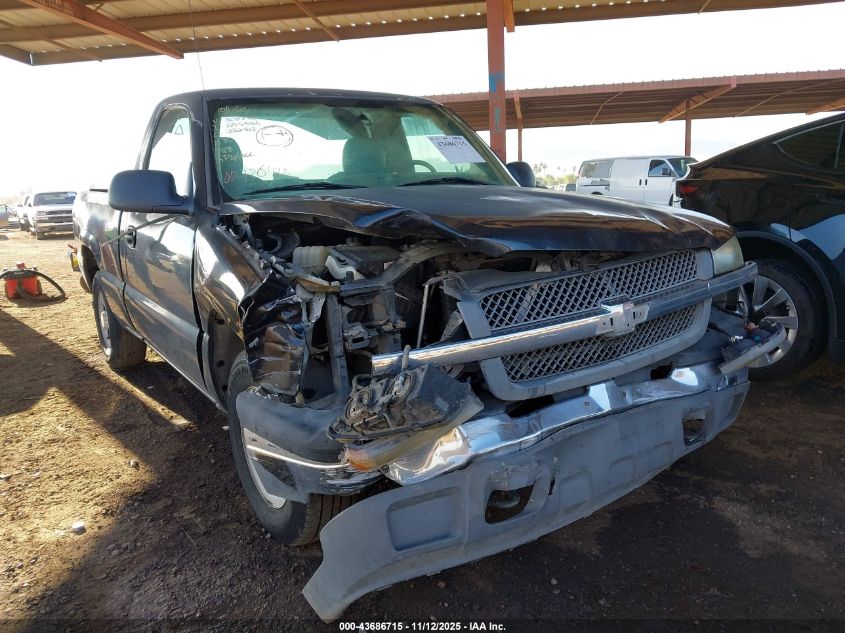 2004 Chevrolet Silverado 1500 Work Truck VIN: 1GCEC14X14Z308838 Lot: 43686715