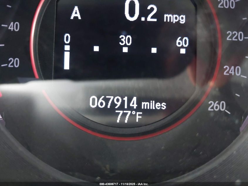 2017 Honda Accord Touring V6 VIN: 1HGCT2B02HA007150 Lot: 43686717