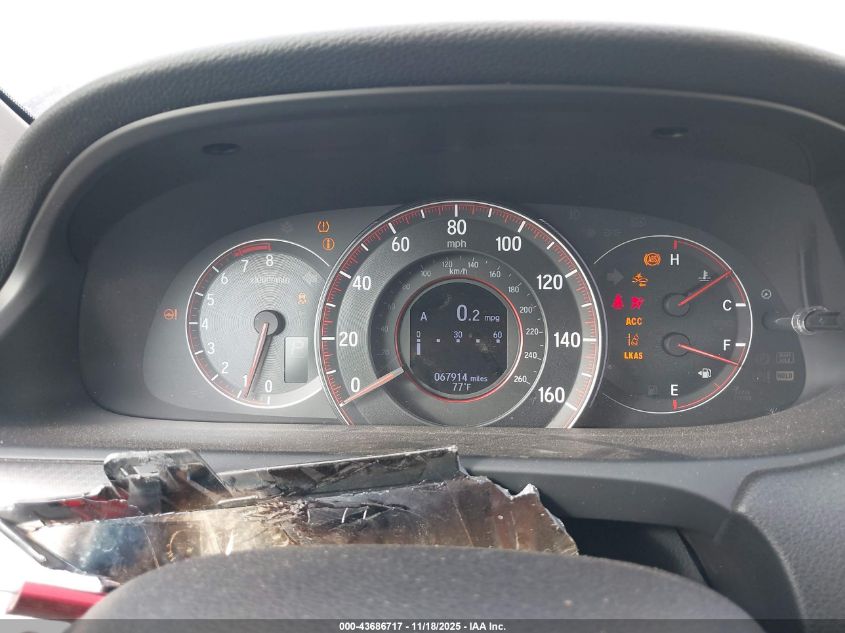 2017 Honda Accord Touring V6 VIN: 1HGCT2B02HA007150 Lot: 43686717