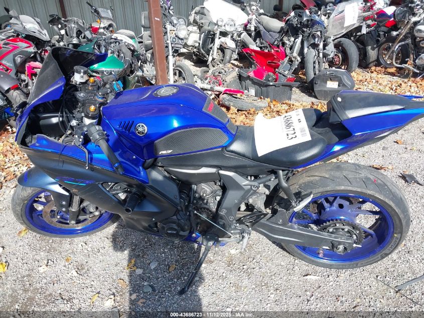 2022 Yamaha Yzfr7 VIN: JYARM38E2NA002147 Lot: 43686723