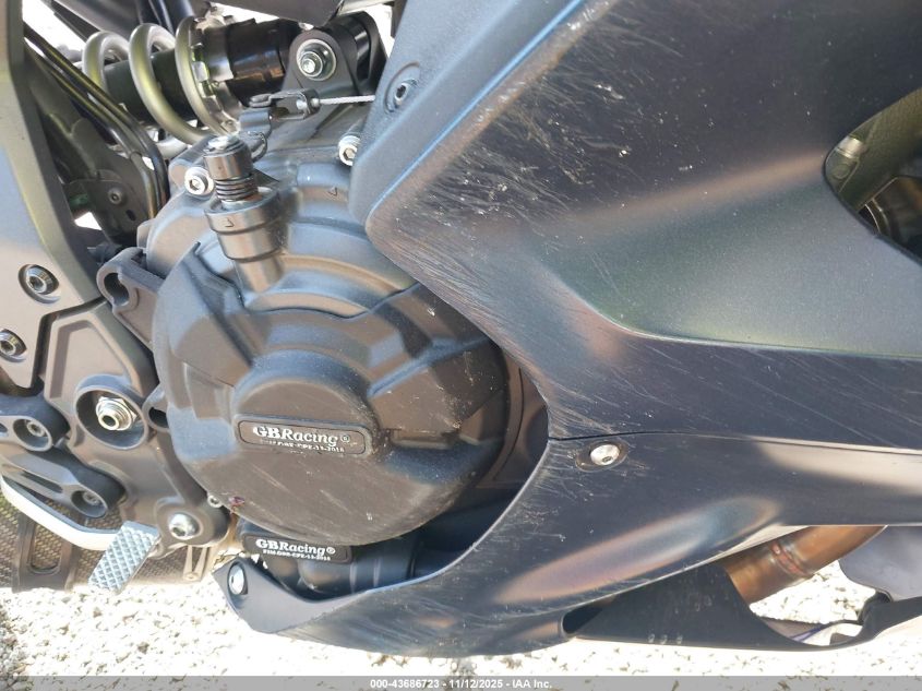 2022 Yamaha Yzfr7 VIN: JYARM38E2NA002147 Lot: 43686723