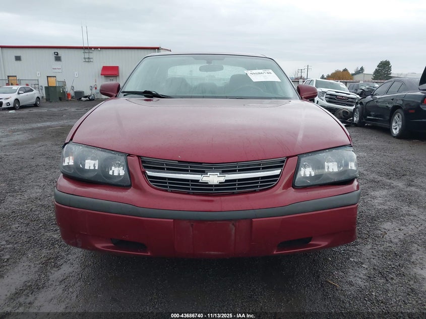 2005 Chevrolet Impala VIN: 2G1WF52E959369220 Lot: 43686740