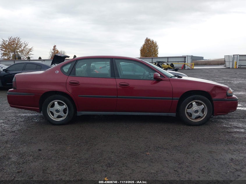 2005 Chevrolet Impala VIN: 2G1WF52E959369220 Lot: 43686740