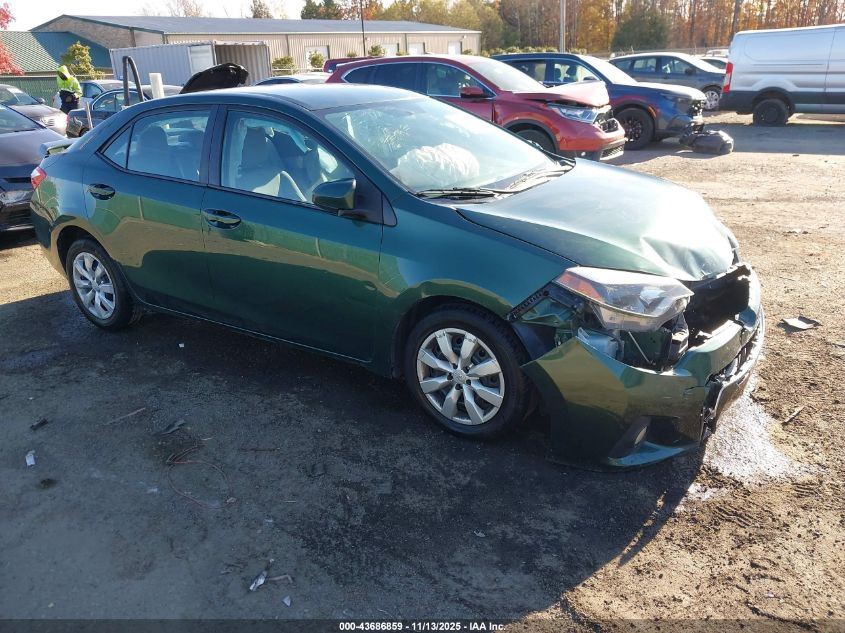 2015 TOYOTA COROLLA LE - 2T1BURHEXFC464736