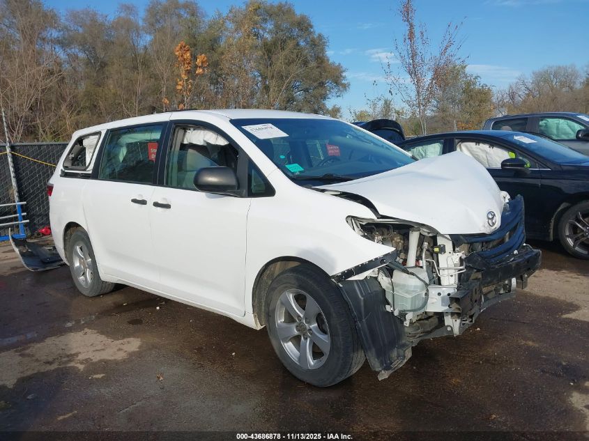 2016 TOYOTA SIENNA L 7 PASSENGER - 5TDZK3DC4GS758714
