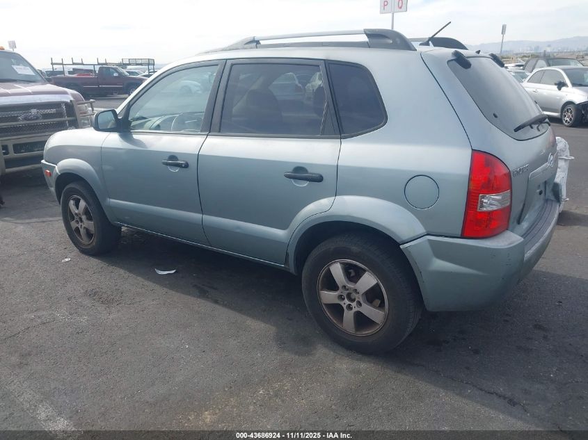 2007 Hyundai Tucson Gls VIN: KM8JM12B57U497865 Lot: 43686924