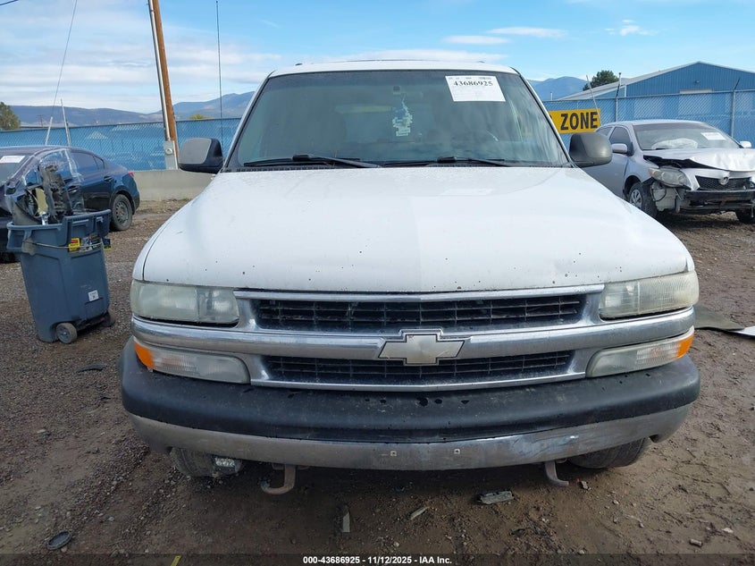 2002 Chevrolet Suburban 1500 Ls VIN: 3GNFK16Z52G273666 Lot: 43686925