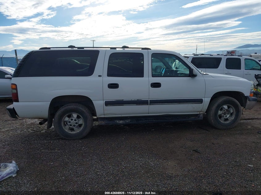 2002 Chevrolet Suburban 1500 Ls VIN: 3GNFK16Z52G273666 Lot: 43686925