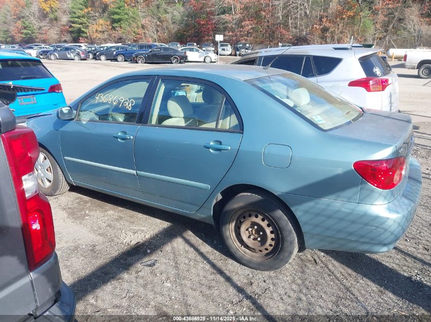 2005 Toyota Corolla Le VIN: 2T1BR32E95C498219 Lot: 43686928