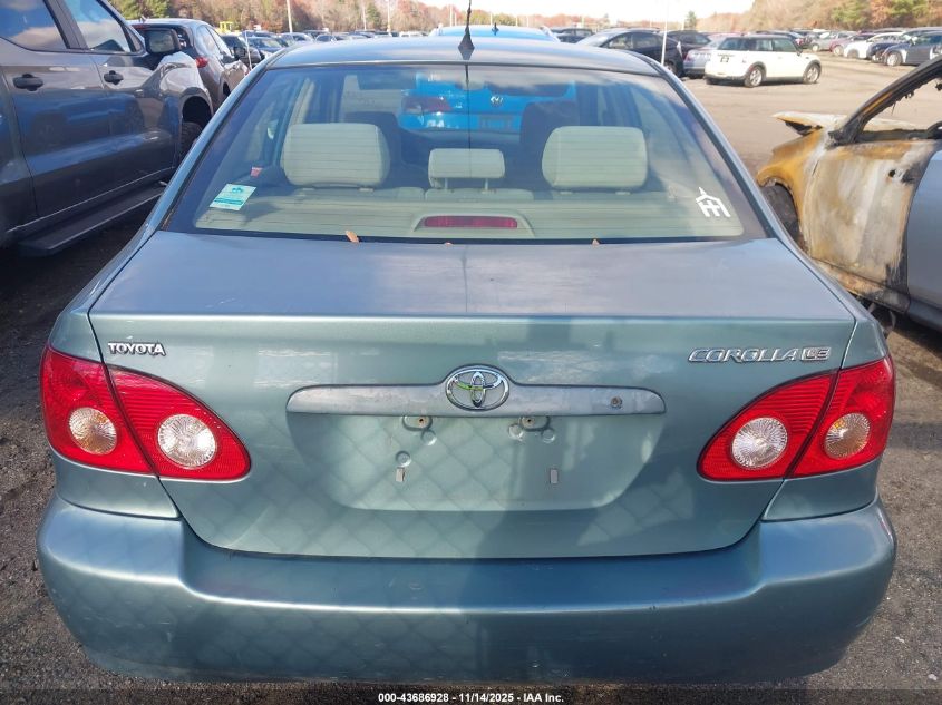 2005 Toyota Corolla Le VIN: 2T1BR32E95C498219 Lot: 43686928