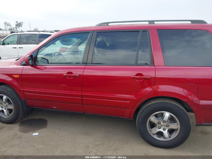 2006 Honda Pilot Ex-L VIN: 5FNYF286X6B033863 Lot: 43686931