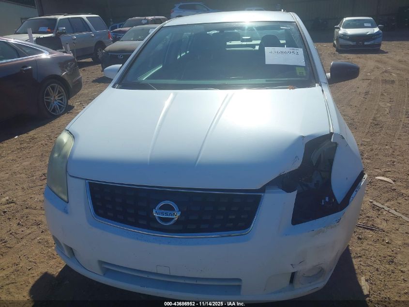 2009 Nissan Sentra 2.0 VIN: 3N1AB61E09L650462 Lot: 43686952
