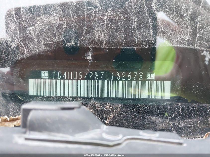 2007 Buick Lucerne Cxl VIN: 1G4HD57237U132678 Lot: 43686964