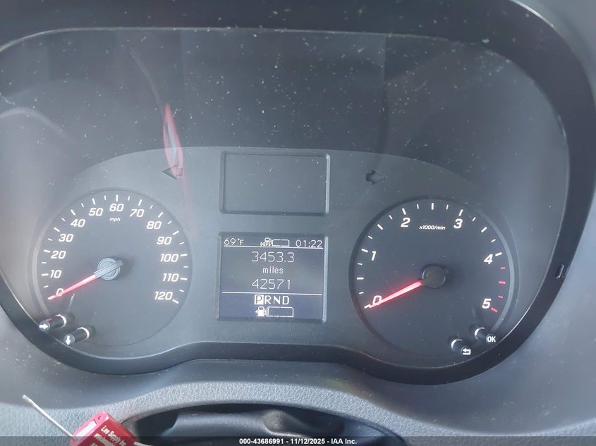 2019 MERCEDES-BENZ SPRINTER 2500 HIGH ROOF V6 WDZPF0CD8KP077012