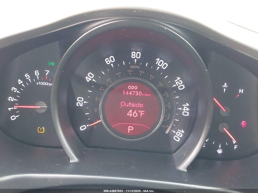 2013 Kia Sportage Ex VIN: KNDPCCA28D7401283 Lot: 43687002