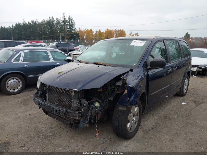 2012 Dodge Grand Caravan Se/Avp VIN: 2C4RDGBG3CR402832 Lot: 43687029