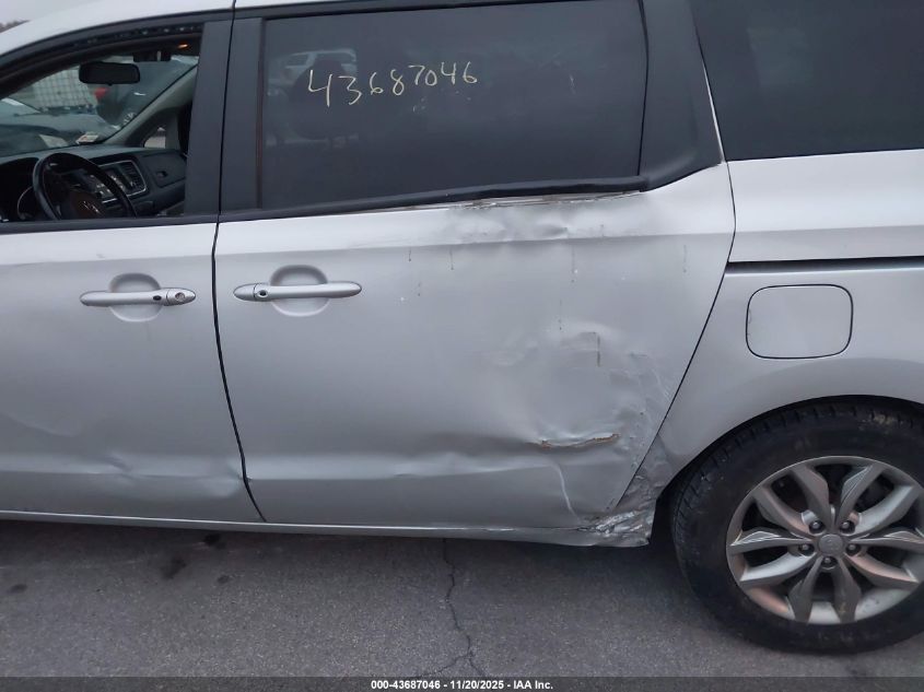 2020 Kia Sedona Ex VIN: KNDMB5C10L6609104 Lot: 43687046