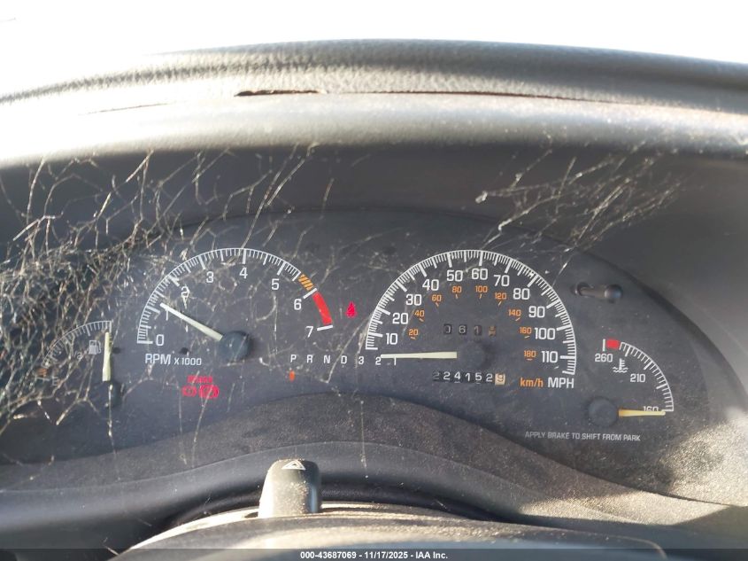 2000 Pontiac Grand Prix Gt VIN: 1G2WP52K7YF246560 Lot: 43687069