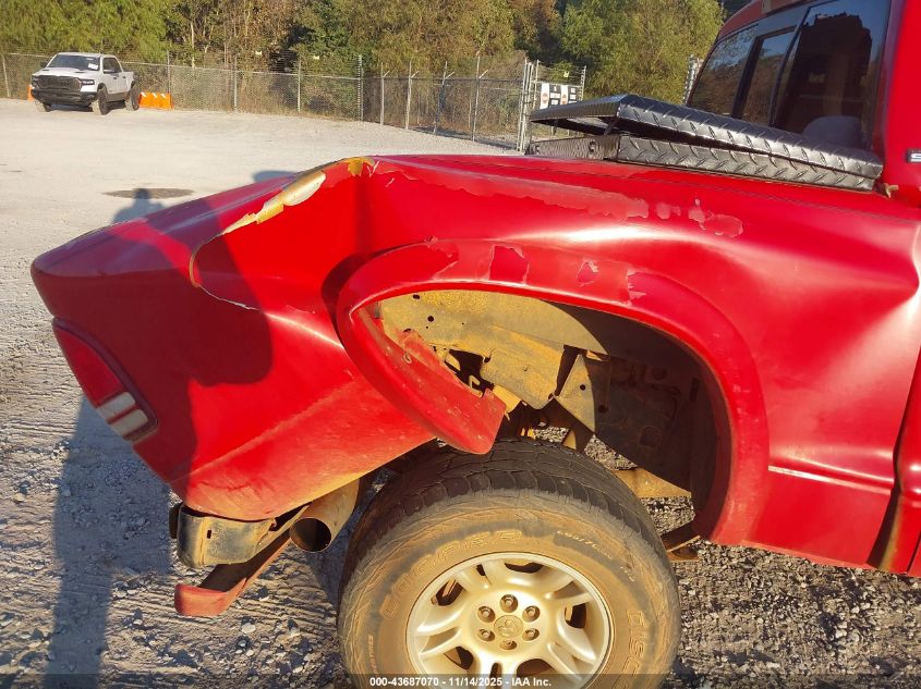 2001 Dodge Dakota Slt/Sport VIN: 1B7HG2AN51S306766 Lot: 43687070