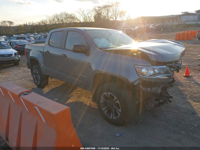2021 CHEVROLET COLORADO 4WD  SHORT BOX Z71 - 1GCGTDEN2M1153187
