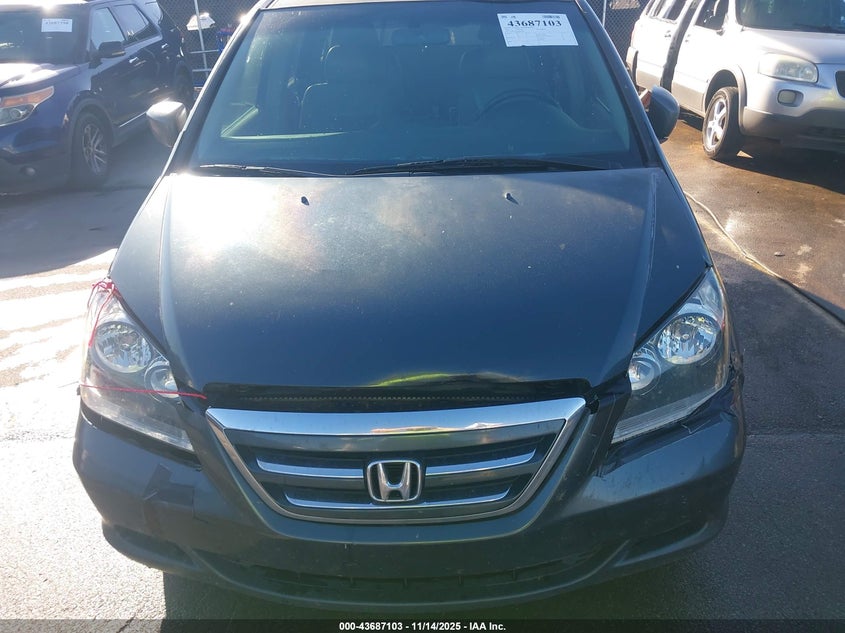 2006 Honda Odyssey Ex-L VIN: 5FNRL38706B005999 Lot: 43687103