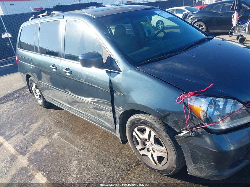 2006 Honda Odyssey Ex-L VIN: 5FNRL38706B005999 Lot: 43687103