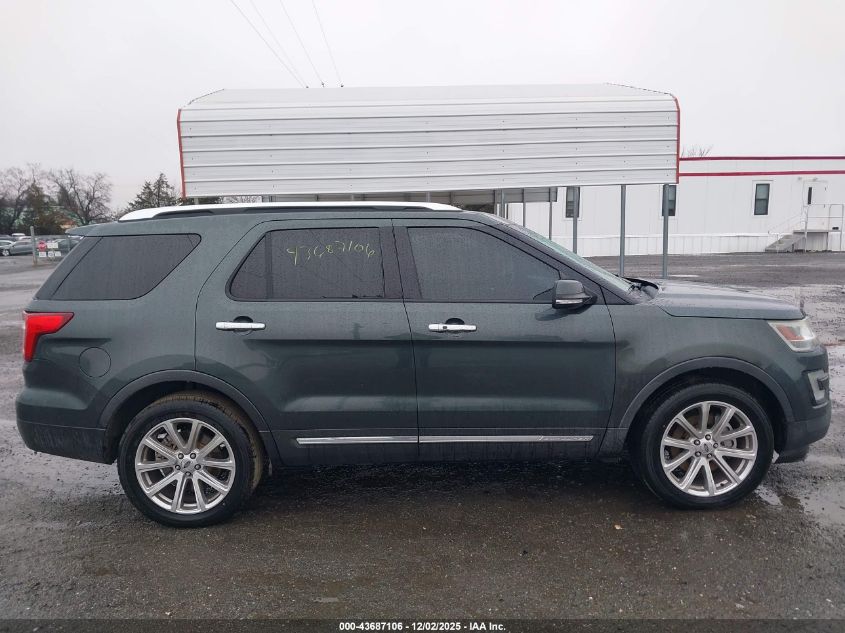 2016 Ford Explorer Limited VIN: 1FM5K7FH8GGD22968 Lot: 43687106