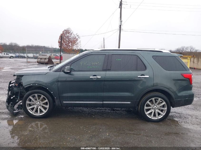 2016 Ford Explorer Limited VIN: 1FM5K7FH8GGD22968 Lot: 43687106