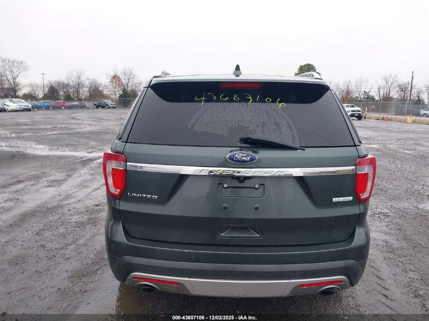 2016 Ford Explorer Limited VIN: 1FM5K7FH8GGD22968 Lot: 43687106