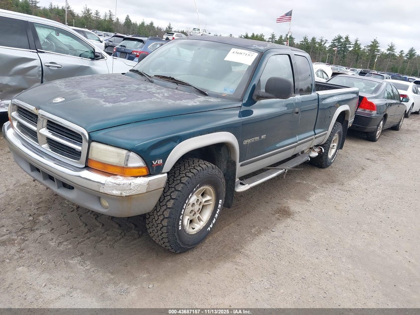 1B7GG22Y2WS620063 1998 DODGE DAKOTA photo no. 2