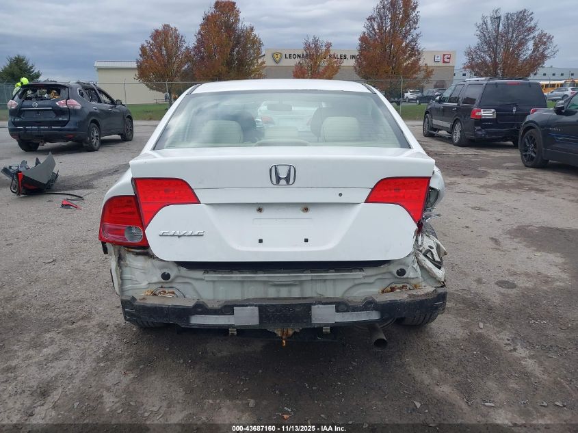 2008 Honda Civic Lx VIN: 2HGFA16528H516966 Lot: 43687160