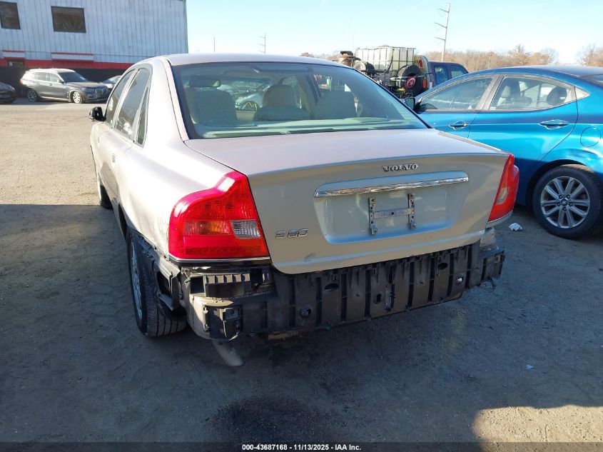 2004 Volvo S80 2.5T VIN: YV1TS59H441378815 Lot: 43687168