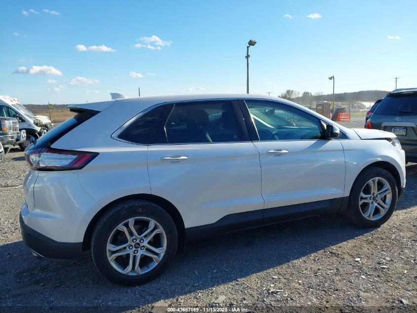 2017 Ford Edge Titanium VIN: 2FMPK4K86HBB02721 Lot: 43687169