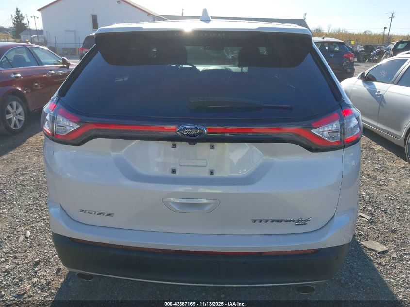 2017 Ford Edge Titanium VIN: 2FMPK4K86HBB02721 Lot: 43687169