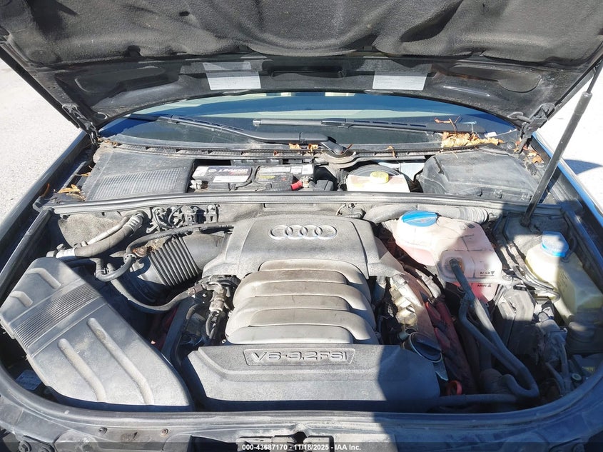 2008 Audi A4 3.2 VIN: WAUAH78E98A146745 Lot: 43687170